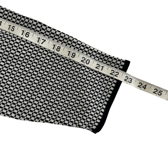 Talbots 3X Houndstooth Knit Cardigan Open Front Pockets Cozy Casual Minimalist - Picture 14 of 14